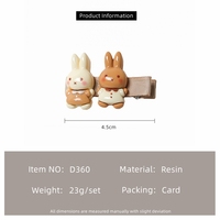2 pièces de pinces à cheveux mignonnes en forme de lapin de dessin animé pour filles et femmes, ensemble de pinces à cheveux en tissu et résine de luxe, beige, café