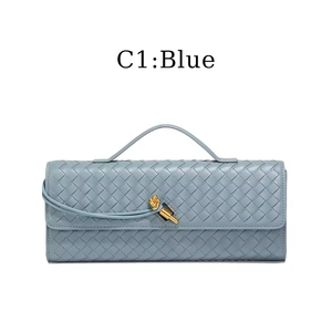 ซัพพลายเออร์กระเป๋าคุณภาพสูงที่ได้รับการยืนยัน กระเป๋าถือแบบทอ กระเป๋าสตางค์ กระเป๋าถือผู้หญิง กระเป๋าถือหนัง PU กระเป๋าสะพายข้างผู้หญิง - Product Image 5