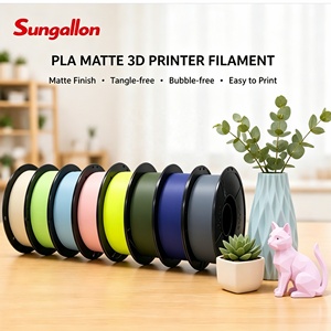 Filamento de Impresión 3D Sungallon PLA Mate de 1.75 mm y 1 kg, Sin Deformaciones, Sin Enredos, Proceso de Moldeo Compatible, Fácil de Imprimir - Product Image 1