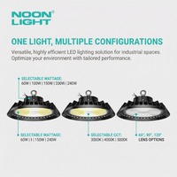 NOONLIGHTING UFO LED 100W avec driver DALI IP65 pour l'éclairage des gymnases