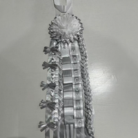 Pita Selempang Ibu untuk Acara Homecoming, Warna Ungu, Grosir, Custom, Buatan Tangan, Bahan Satin, dengan Hiasan Bunga Corsage untuk Dekorasi Pesta Homecoming Sekolah