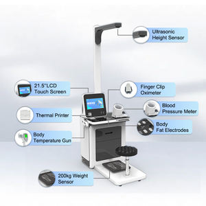 Monitor <span class=keywords><strong>de</strong></span> Composición Corporal Inteligente <span class=keywords><strong>para</strong></span> Farmacias <span class=keywords><strong>de</strong></span> Hospital, Máquina <span class=keywords><strong>de</strong></span> Control <span class=keywords><strong>de</strong></span> Salud por Telemedicina, Construcción <span class=keywords><strong>de</strong></span> Acero con Pantalla LCD, OEM/ODM Médico - Product Image 1