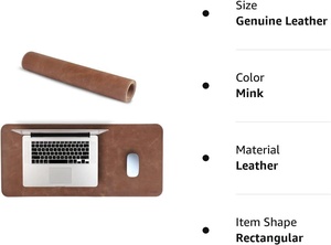 Lớn XXL Máy tính chơi Game chuột Pad máy tính phần cứng & phần mềm bàn phím da chuột Pad cảm thấy máy tính xách tay bàn không trượt bàn Pad - Product Image 4