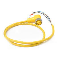 Connecteur de câble circulaire d'usine 7/8 pouces 10A étanche IP67 5 broches mâle/femelle pour terminaison tubulaire industrielle automobile