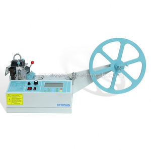 Machine de découpe de sangles et de bandes élastiques à chaud et à froid pour ordinateur, pour rubans, fermetures éclair, velcro et bandes auto-agrippantes - Product Image 2