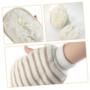 Gants exfoliants en sisal, jute et chanvre, éponges de bain naturelles en ramie, gants loofah – Vente en gros - Product Image 5