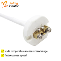 K-type Thermocouple Stainless Steel Core WRN-010, tanur eksperimentalnya Muffle Sensor temperatur 0-1300 ℃ OEM ODM