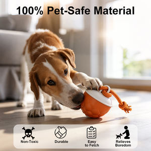 Balle de jeu automatique intelligente pour chien, jouet interactif pour animaux de compagnie à mouvement autonome pour soulager l'ennui, balle roulante rechargeable pour chiens et chats - Product Image 6