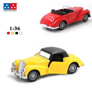 Zhengguang pabrik mainan grosir 1:32 mobil mainan Mini Die Cast paduan mobil Model ringan dan suara multifungsi mainan logam