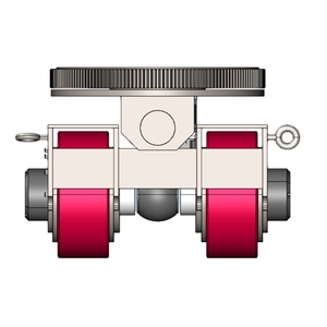 <span class=keywords><strong>AGV</strong></span> différentiel heavy-duty Lecteur de direction Roue ZL-600 10 pneu roue recanvia rouleau piste tuyau rouleaux roue en fonte - Product Image 3