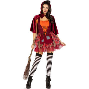 BAIGE-Disfraz de Caperucita Roja para Halloween, Lobo, Abuela, Abuela, Incluye Vestido - Product Image 1