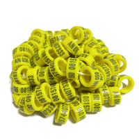 Bagues Canarc originales pour oiseaux, bagues pour pigeons avec nom, anneaux de patte pour pinsons et canaris, bagues en plastique pour oiseaux 8 mm