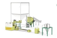 Ligne de recyclage automatique de mousse EPS PS PP EXP de qualité export |   Solution clé en main pour projets de bout en bout, disponible à la vente