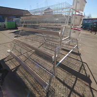 Type A 160 oiseaux pondeuse d'oeufs caille volaille batterie poulet couche Cage poulailler matériau en acier galvanisé nouvel usage domestique