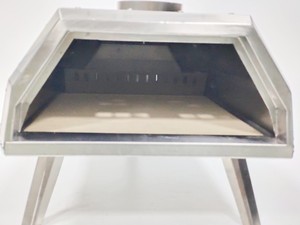 Four à <span class=keywords><strong>pizza</strong></span> et à fumoir portable au feu de bois-Acier inoxydable - Product Image 3