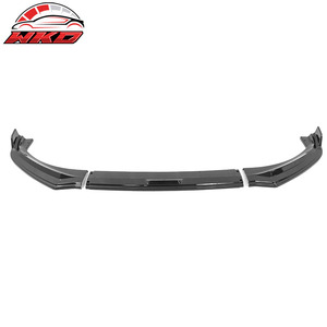 Lèvre de pare-chocs avant pour Ford Mustang Mach-E 2021-2025 IKON, imprimé fibre de carbone, PP, diffuseur 3 pièces, protection de menton - Product Image 5