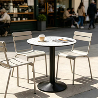 Panneau stratifié haute pression (HPL) résistant aux taches et imperméable pour remplacement de plateau de table de bistrot ou de table de balcon