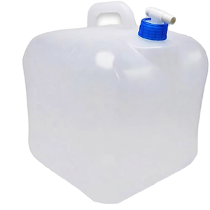 Sac d'eau pliable facile à transporter, type jerrycan, avec robinet, vente en gros usine - Product Image 1