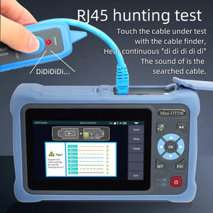 Reflectómetro de fibra óptica 12 en 1, pantalla táctil VFL OLS RJ45 OPM, probador de Cable Ethernet, mapa de eventos - Product Image 2
