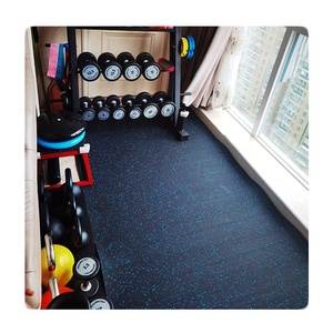 Heavy Duty Interlock Rubber Floor Mat Replace <b>Plastic</b> <b>Tiles</b> Water-proof Modern Click Indoor GYM Rubber Flooring Mat Roll - Product Image 5