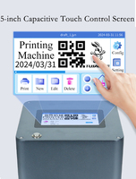 Impresora de Inyección de Tinta Estática de Escritorio para Logotipos, Números de Lote, Tinta de Secado Rápido, Embalaje de Cartón, Texto, Fecha, Códigos QR y Códigos de Barras