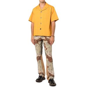 Pantalones Acampanados con Logotipo Personalizado, Estilo Urbano, Corte Bootcut, Jogger para Hombre, con Parches y Estampado de Camuflaje - Product Image 4