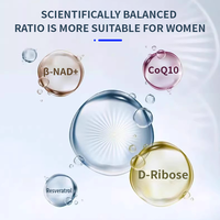 Complément alimentaire en capsules NAD+ OEM/ODM pour femmes, soutien immunitaire, antioxydant, qualité alimentaire pour adultes