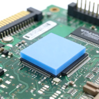 Plaques de caoutchouc polymère composite thermiquement conducteur découpées au laser NDST NDST-CP120-T150 1-8W/MK, joint haute tension pour GPU CPU