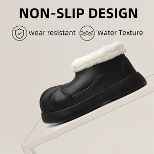 Chaussons d'intérieur pour homme en EVA extrêmement chauds, doublés <span class=keywords><strong>de</strong></span> polaire thermique, antidérapants, tendance mode intérieure et extérieure - Product Image 3