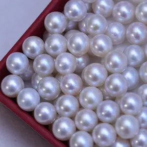 4A Fresh Water Pearls 4-10mm White Full And Round Strong Light Fine Subtle Concealer Almost Flawless Pearl Naked Beads