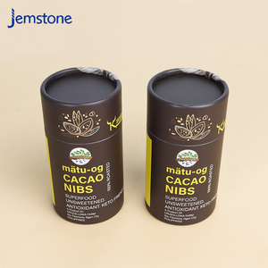 Boîte d'emballage cylindrique en carton recyclable de qualité alimentaire, design personnalisé, tube en papier pour grains de café avec feuille d'aluminium - Product Image 4