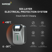 Suntree IP65 Chargeur AC industriel pour véhicules électriques 22KW avec écran, OCPP, prend en charge AC380V/415V pour les flottes