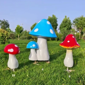 Outdoor Large <strong>Mushroom</strong> Resin Statue Fiberglass Giant <strong>Mushroom</strong> Sculpture <strong>for</strong> Garden <strong>Decor</strong> - Product Image 3