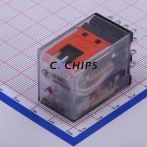 HF18FZ/A240-4Z232 Power Relay Through hole,21.5x28mm Relay 240V 4 Changeover: 4C (4PDT-Changeover)::: 14 5A-24VDC/5A-220VAC - Product Image 1