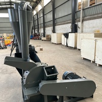 Broyeur à marteaux pour sciure de bois, à faible consommation d'énergie, fonctionnement à une personne, pour la production d'aliments pour bétail en pâturage