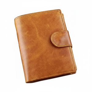 2024กระเป๋าสตางค์หนังแท้ของผู้ชายหรูหราทนทานติดทนนานพร้อมบริการเปิดปิด OEM สินค้าขายดี - Product Image 1