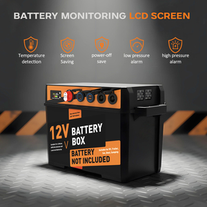 เครื่องกำเนิดไฟฟ้าพกพาพลังงานแสงอาทิตย์ 12V สำหรับการผจญภัย กล่องแบตเตอรี่ ABS แข็งแรงทนทาน เหมาะสำหรับการตั้งแคมป์ ใช้งานกลางแจ้ง พร้อมระบบอัจฉริยะสำหรับอุปกรณ์อิเล็กทรอนิกส์ - Product Image 6