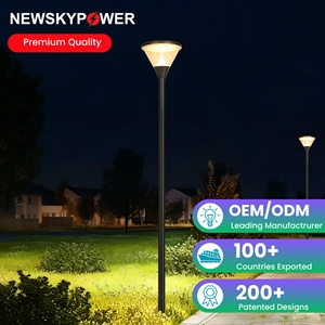 Lámpara Solar para Patio Resistente a la Intemperie, Venta al por Mayor, IP65, Encendido/Apagado Automático, Carga Rápida, Rendimiento Confiable para Plazas, Entradas y Caminos de Acceso - Product Image 1