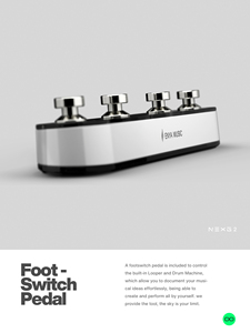 <span class=keywords><strong>Guitare</strong></span> acoustique-électrique intelligente tout-en-un Enya <span class=keywords><strong>NEXG</strong></span> 2 en fibre de carbone avec haut-parleur sans fil 50W et pédale de boucle pour un usage unisexe - Product Image 3