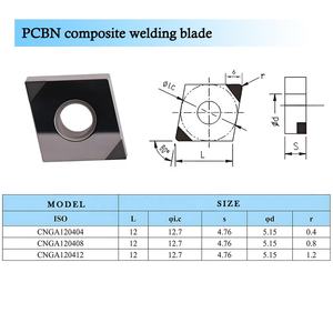 Premium Hard Turning PCBN COMPOSITE SCH WEISS BLADE CNGA WNGA APKT RCGW - Product Image 2