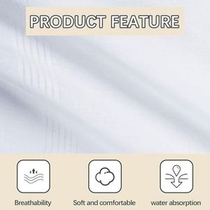 Mouchoirs blancs personnalisés pour hommes, logo, 100% coton, mouchoirs doux en coton pour hommes, 16x16, mouchoirs pour hommes en gros - Product Image 3