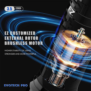 Máquina de Tatuar Inalámbrica EZ <span class=keywords><strong>EvoTech</strong></span> Pro con Pantalla OLED, Carrera de 3.5mm, Control de Velocidad PWM, Compatible con Pedal Bluetooth - Product Image 3
