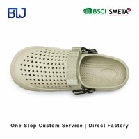 Sabots en EVA moulés par injection, logo personnalisé, OEM, ventilation, légers, antidérapants, unisexes, pour jardin, extérieur, vente en gros d'usine