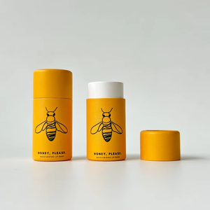Empaque de Cilindro de Cartón Reciclable, Degradable y Ecológico de Alta Calidad, Hecho a Mano y Personalizado, para Bálsamo Labial - Product Image 5