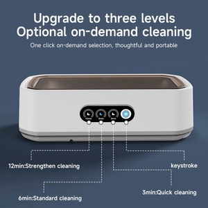 Limpiador de Joyas, Máquina de Limpieza Profunda Ultrasónica, Limpiador de Retenedores Dentales de 650 ml, para Dentaduras Postizas y Bucos - Product Image 3