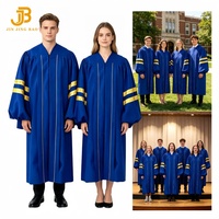 2026 OEM Pakaian Bernyanyi dengan LOGO yang Dapat Disesuaikan Warna Kustom Jubah Paduan Suara Dewasa Unisex untuk Gereja Gaun Wisuda Sekolah