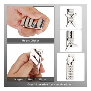 Premium Metal <b>Fidget</b> Toy Set Adults and Kids Anxiety Relief <b>Fidget</b> <b>Rings</b> Sliders Guns and Puzzle <b>Fidget</b> Toys for Sensory Needs - Product Image 3