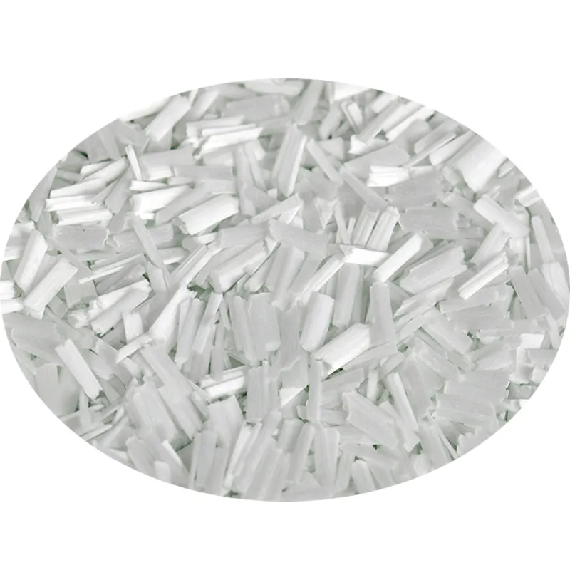 पीबीटी ई ग्लास फाइबर के लिए तेजी से उत्पादन 6 मिमी फाइबरग्लास कटे हुए स्ट्रैंड