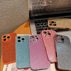 2 Trong 1 Long Lanh Điện Thoại Trường Hợp Đối Với <span class=keywords><strong>iPhone</strong></span> 12 13 14 15 16 Pro Max Của Phụ Nữ Nữ Nữ Tính <span class=keywords><strong>8</strong></span> Màu Sắc TPU PC Bảo Vệ Bìa - Product Image 2