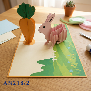 Jarrón 3D de Conejo Pop Vintage de Pascua, el Más Vendido al por Mayor, Artesanía de Papel, Regalos de Vietnam, Diseño Personalizado, Logotipo Personalizado, Naturaleza - Product Image 5